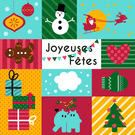 Joyeuses F&ecirc;tes avec des animaux festifs